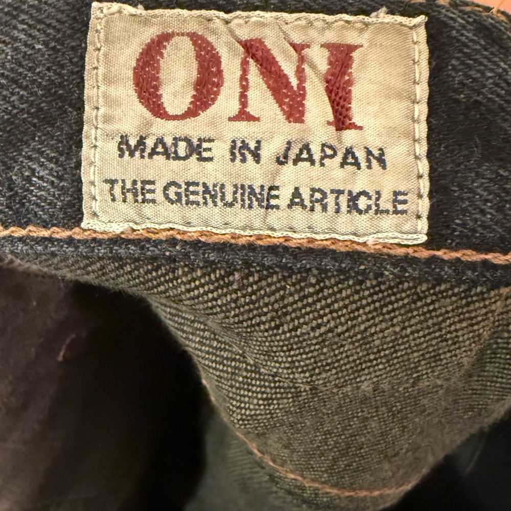 Oni 922S Indigo/Gray 15oz Stretch Denim Size 31 - Picture 4 of 5